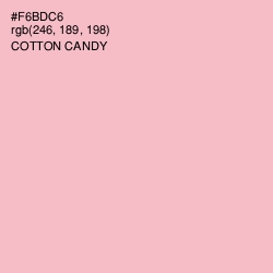 #F6BDC6 - Cotton Candy Color Image